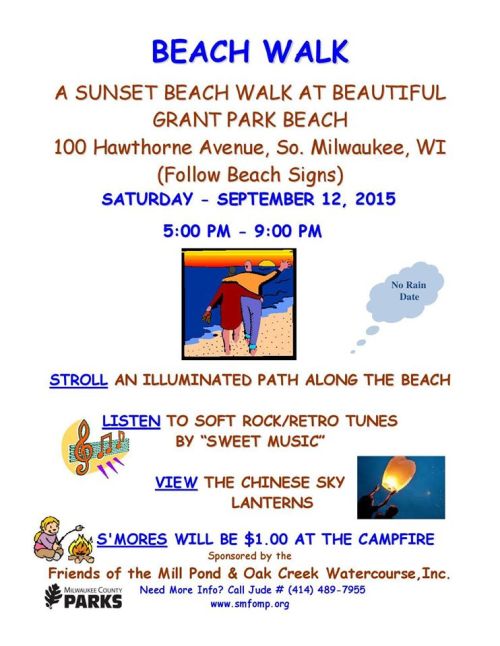 Beach Walk flyer